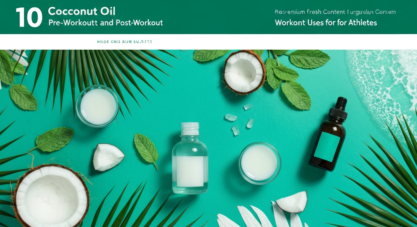 10 Coconut Oil Pre-Workout and Post-Workout Uses for Athletes