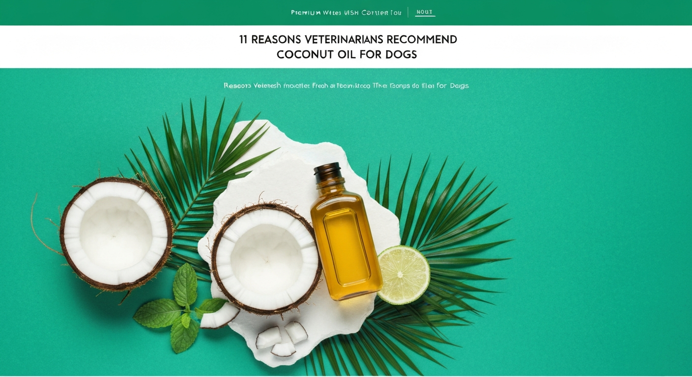 11 Reasons Veterinarians Recommend Coconut Oil for Dogs