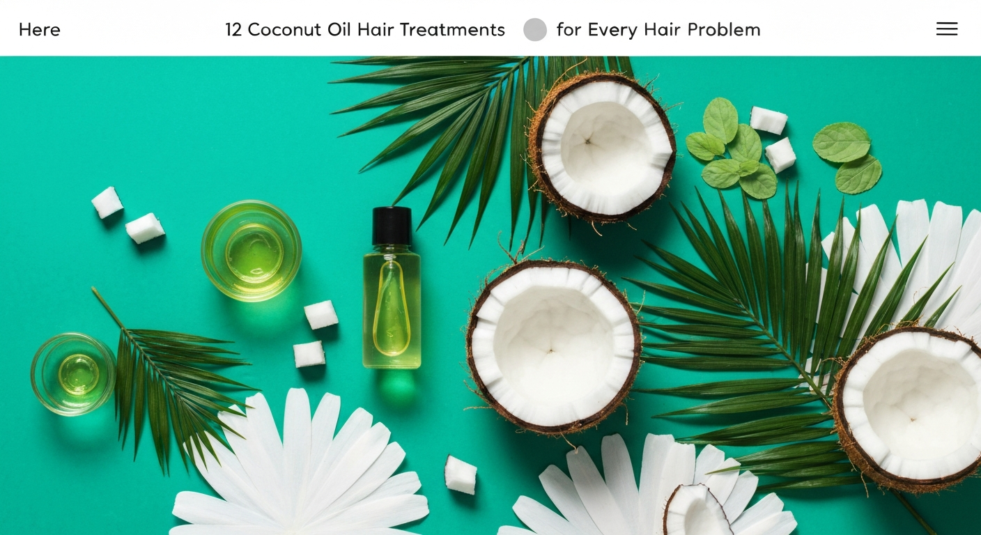 12 Coconut Oil Hair Treatments for Every Hair Problem