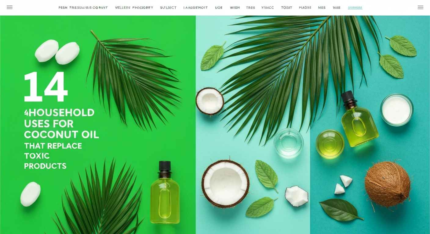 14 Household Uses for Coconut Oil That Replace Toxic Products