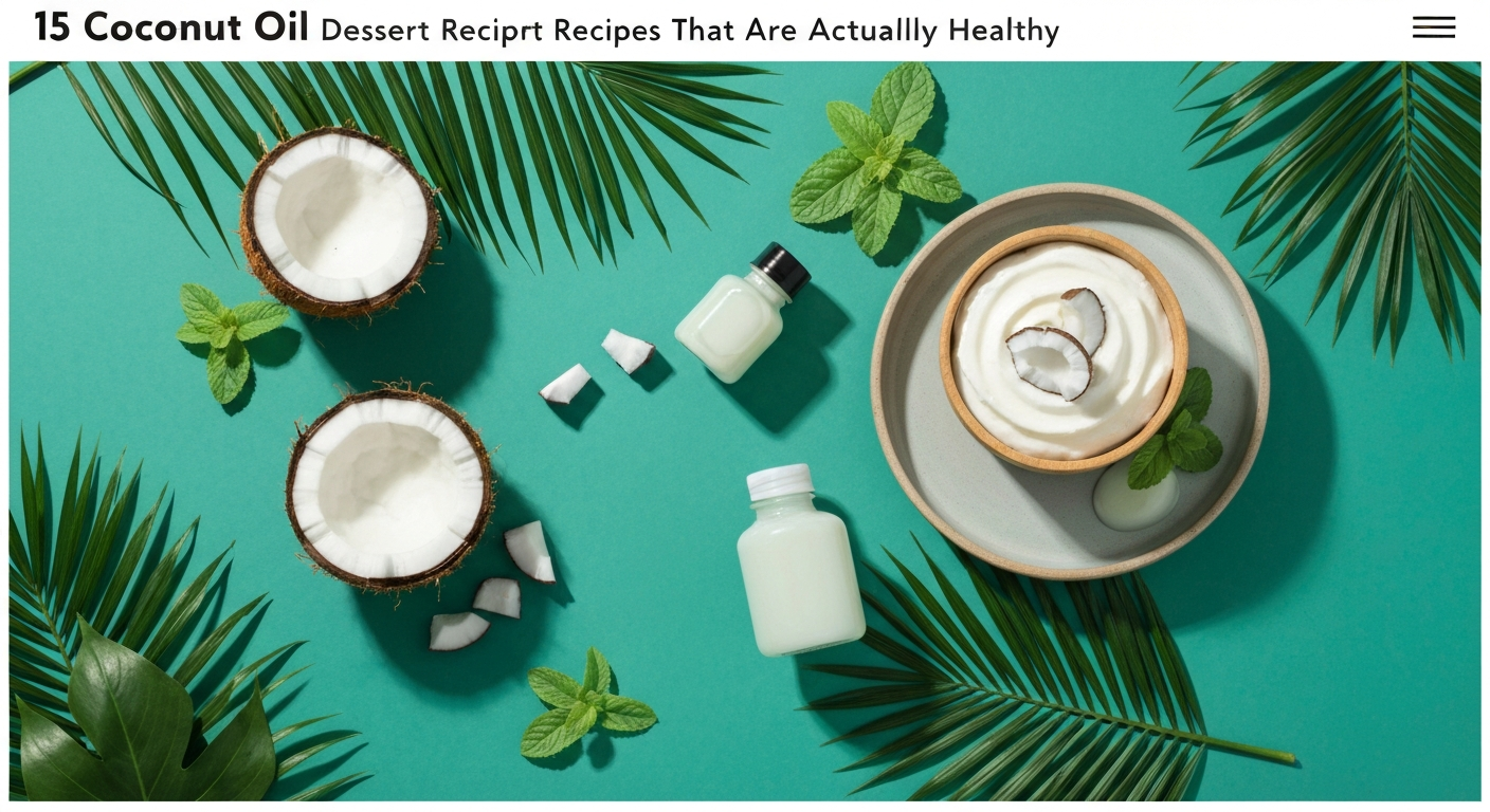 15 Coconut Oil Dessert Recipes That Are Actually Healthy