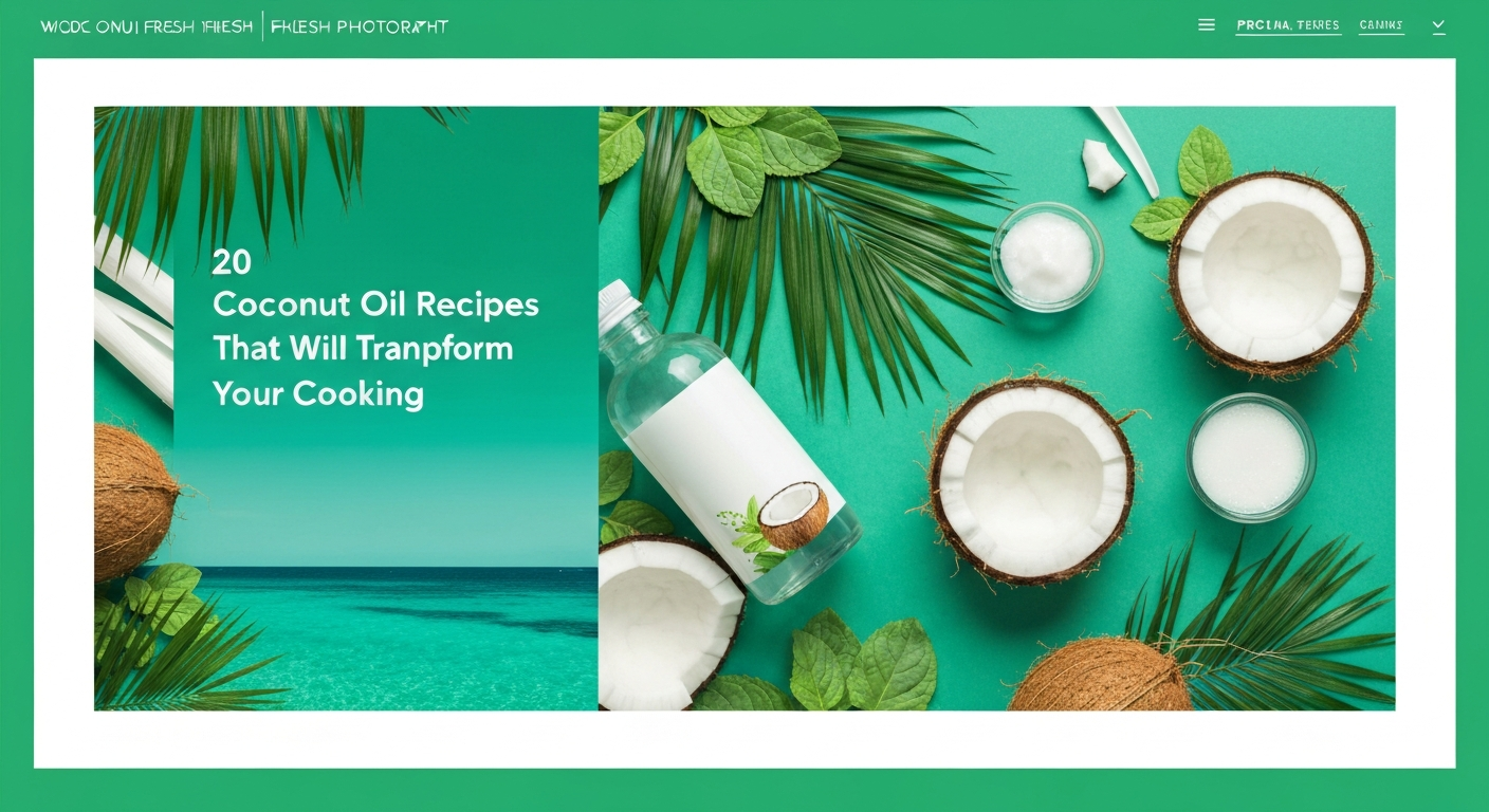 20 Coconut Oil Recipes That Will Transform Your Cooking