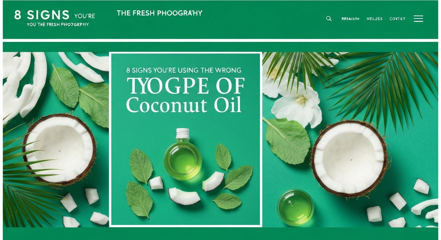 8 Signs You're Using the Wrong Type of Coconut Oil