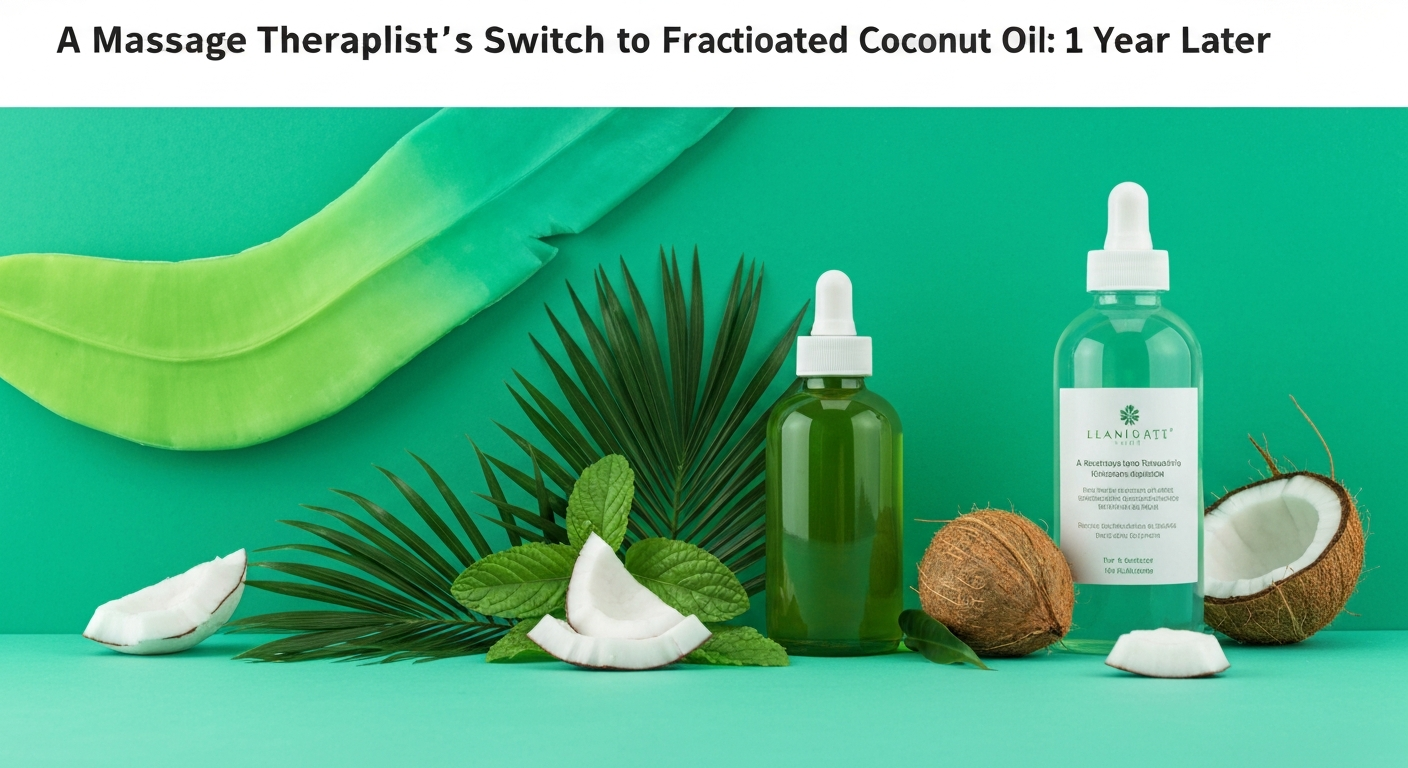 A Massage Therapist's Switch to Fractionated Coconut Oil: 1 Year Later