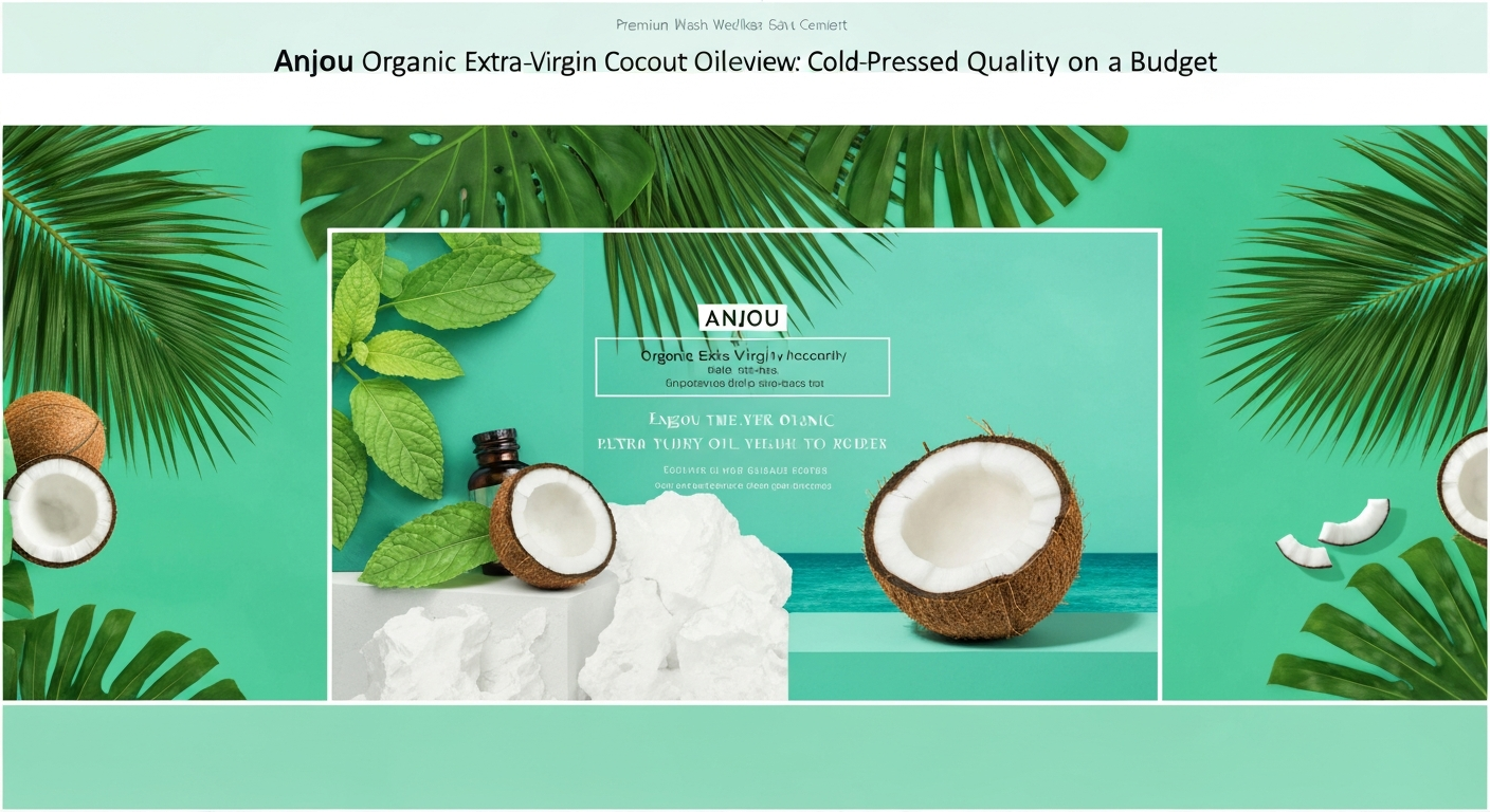 Anjou Organic Extra-Virgin Coconut Oil Review: Cold-Pressed Quality on a Budget