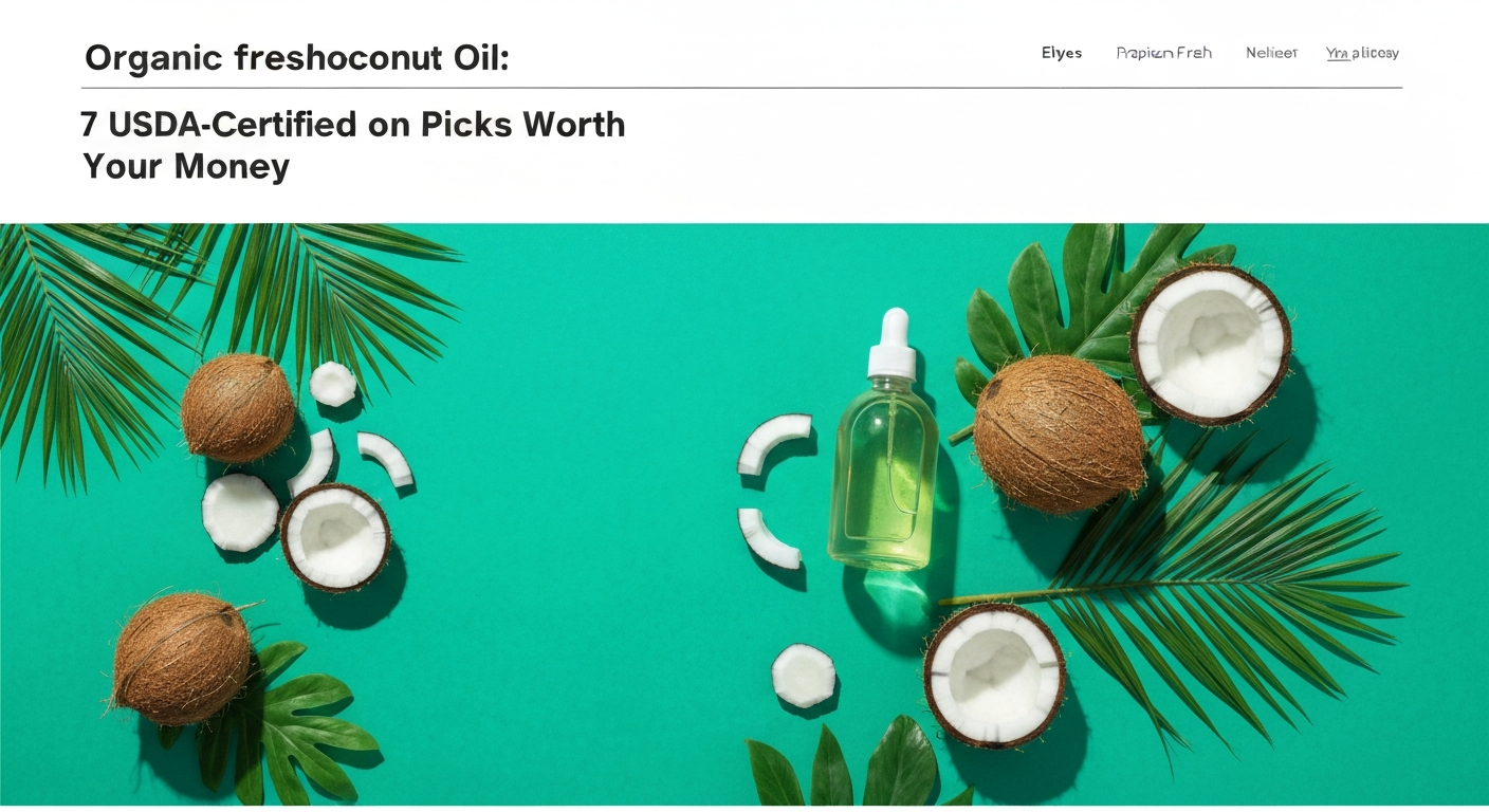 Best Organic Coconut Oil: 7 USDA-Certified Picks Worth Your Money