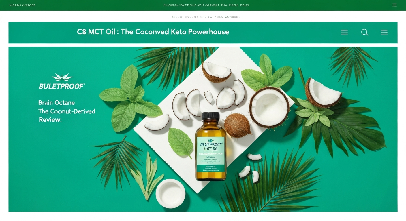 Bulletproof Brain Octane C8 MCT Oil Review: The Coconut-Derived Keto Powerhouse