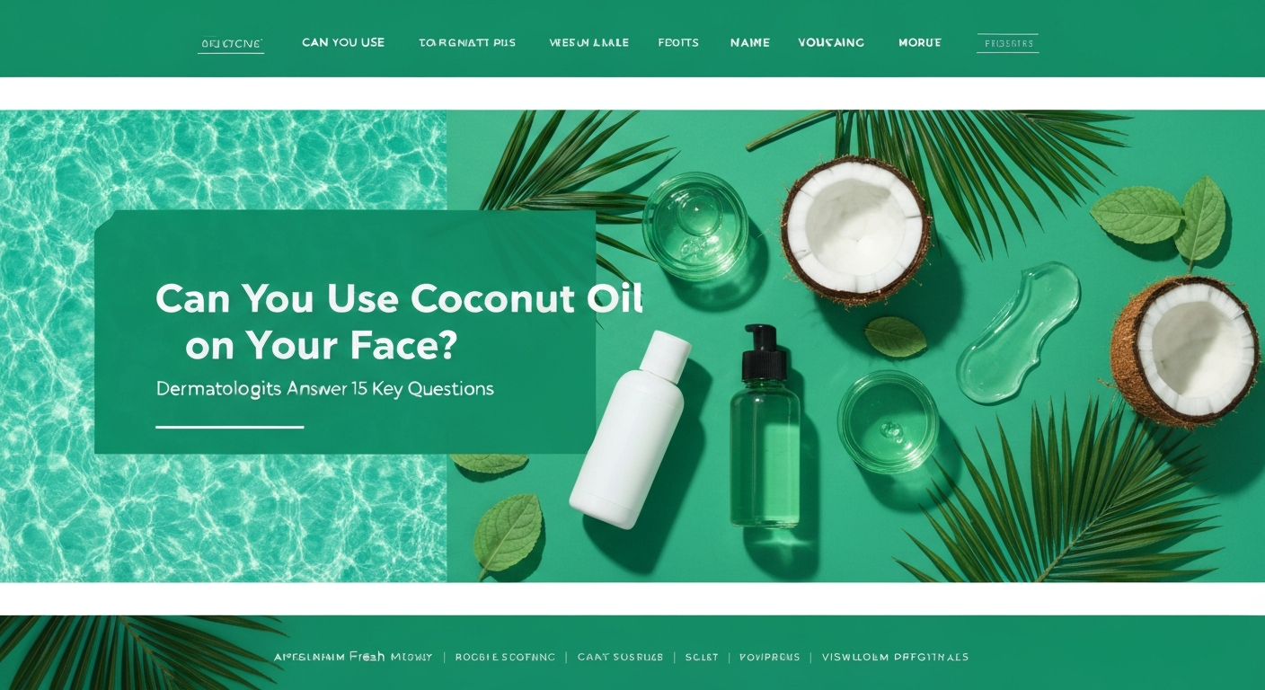 Can You Use Coconut Oil on Your Face? Dermatologists Answer 15 Key Questions