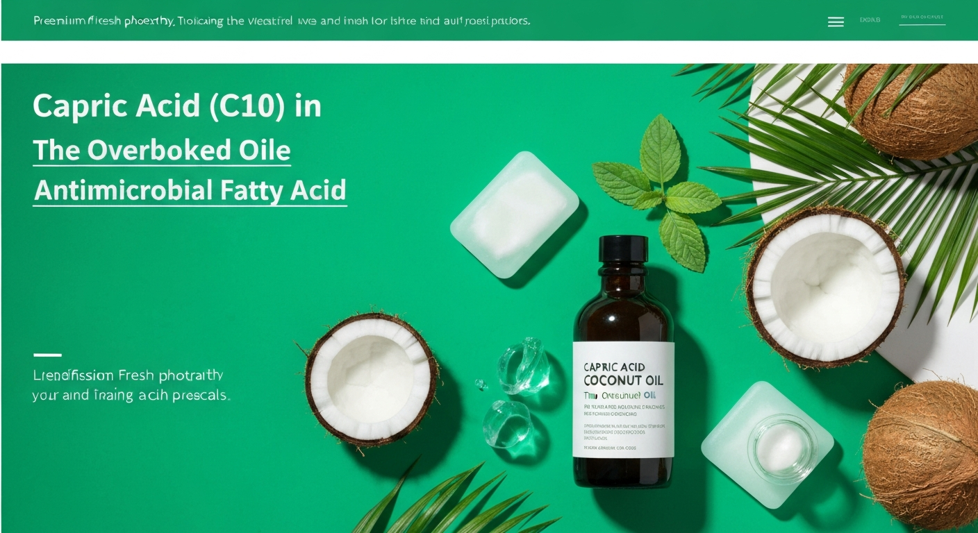 Capric Acid (C10) in Coconut Oil: The Overlooked Antimicrobial Fatty Acid