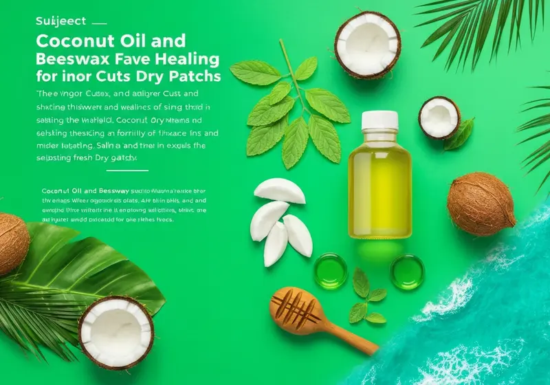 coconut oil and beeswax healing salve for minor cuts and