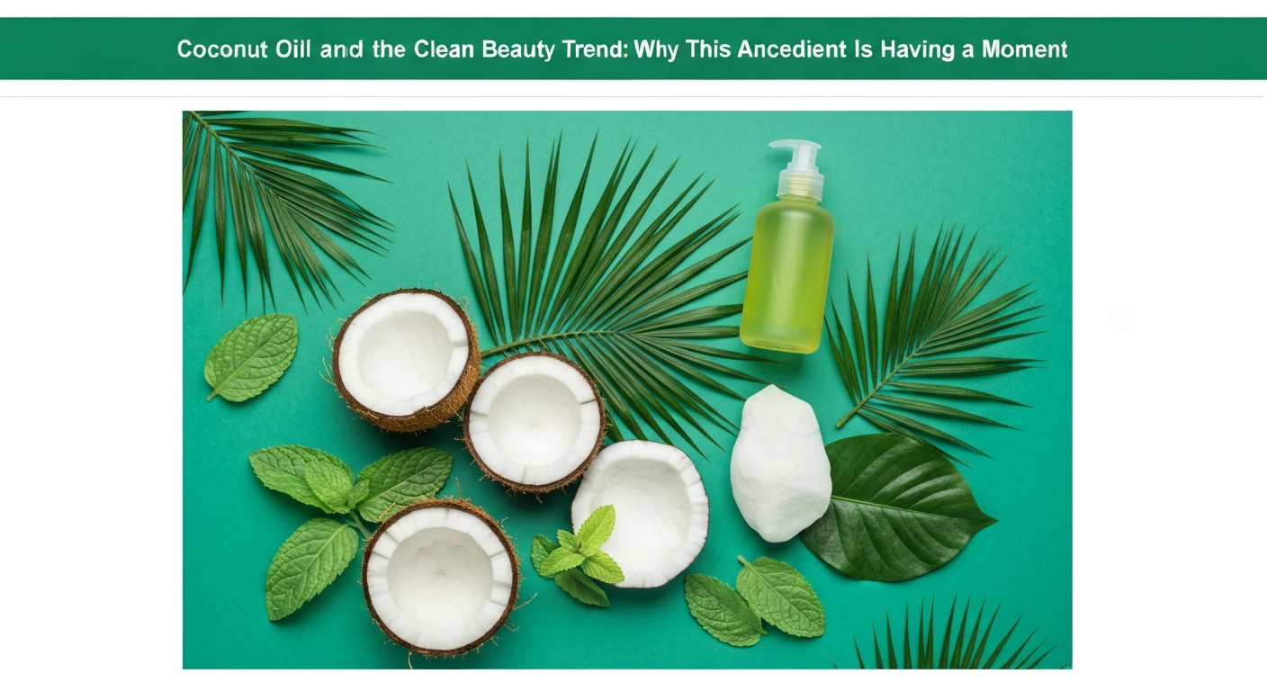 Coconut Oil and the Clean Beauty Trend: Why This Ancient Ingredient Is Having a Moment