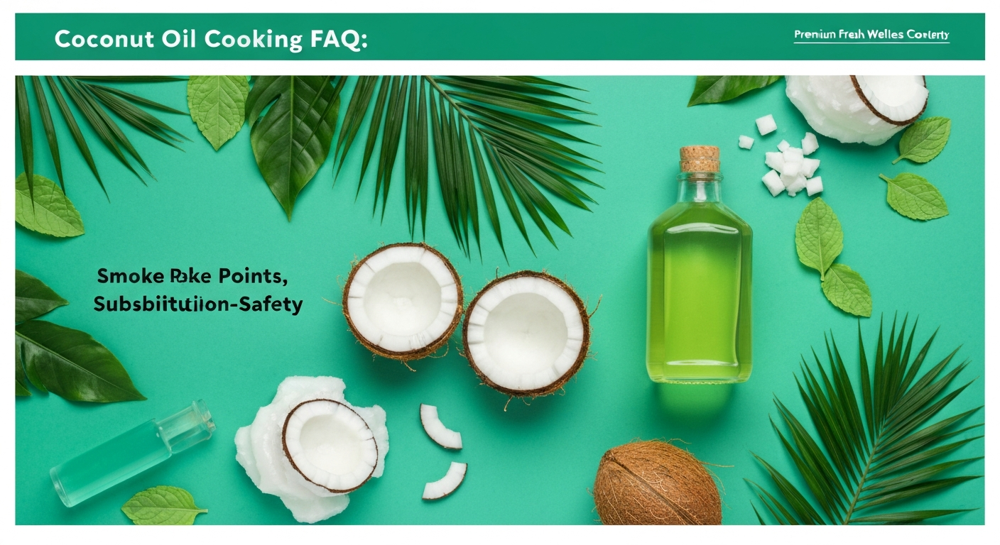 Coconut Oil Cooking FAQ: Smoke Points, Substitutions, and Safety