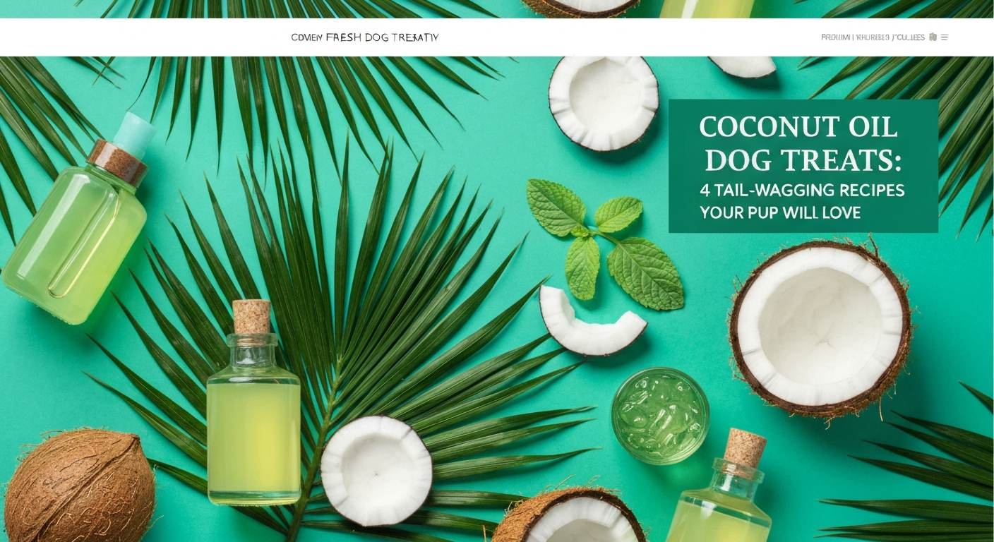 Coconut Oil Dog Treats: 4 Tail-Wagging Recipes Your Pup Will Love