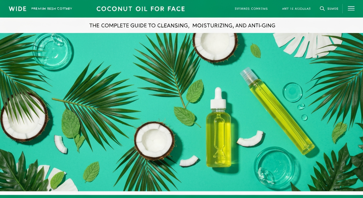 Coconut Oil for Face: The Complete Guide to Cleansing, Moisturizing, and Anti-Aging