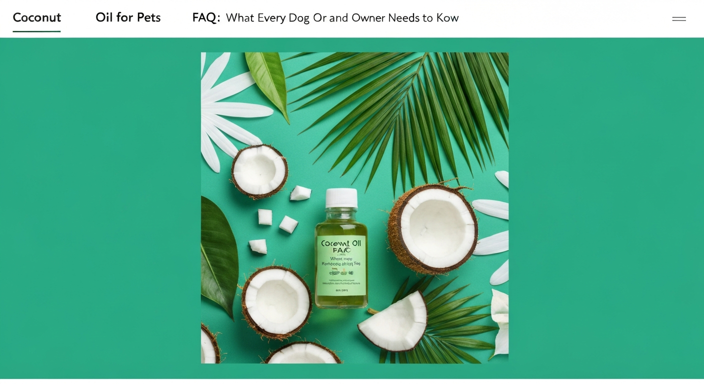 Coconut Oil for Pets FAQ: What Every Dog and Cat Owner Needs to Know