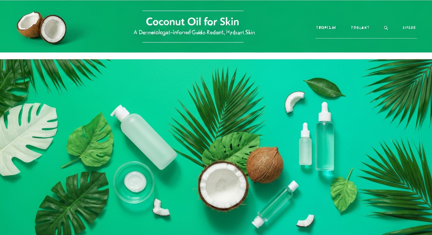 Coconut Oil for Skin: A Dermatologist-Informed Guide to Radiant, Hydrated Skin