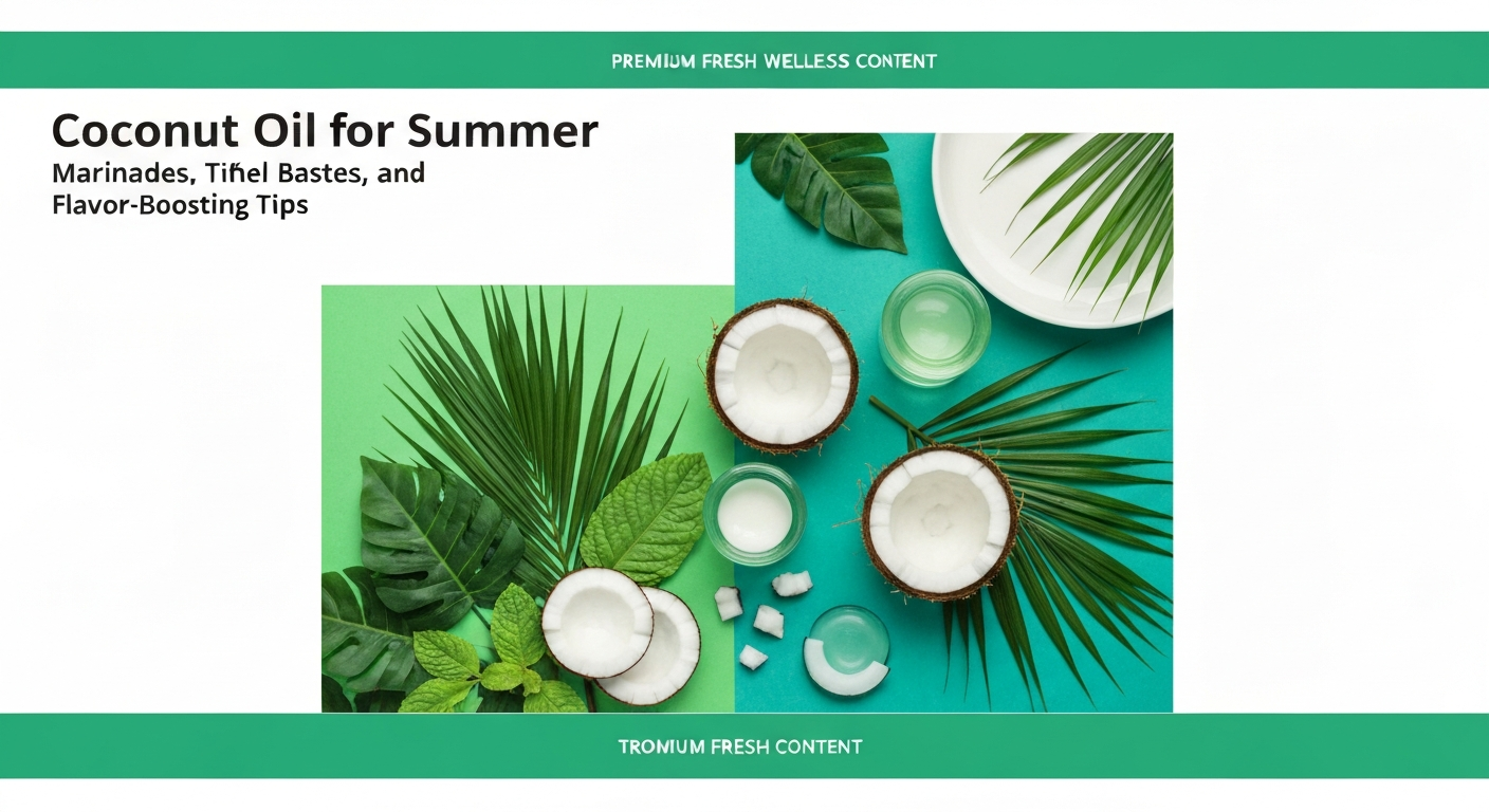Coconut Oil for Summer Grilling: Marinades, Bastes, and Flavor-Boosting Tips