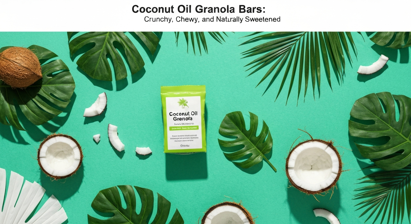 Coconut Oil Granola Bars: Crunchy, Chewy, and Naturally Sweetened