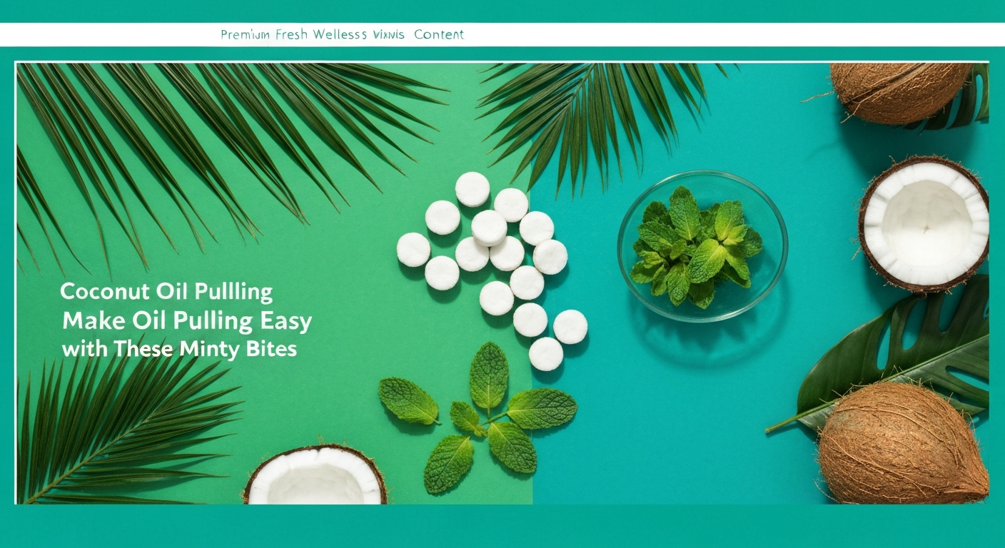 Coconut Oil Pulling Chews: Make Oil Pulling Easy with These Minty Bites