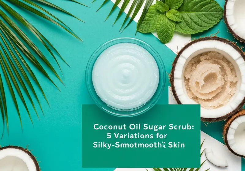 coconut oil sugar scrub 5 variations for silky smooth skin