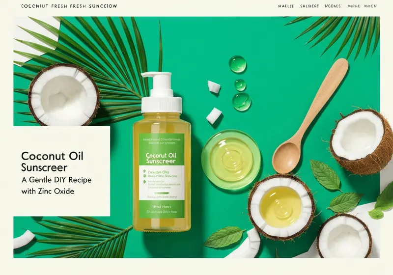 coconut oil sunscreen a gentle diy recipe with zinc oxide