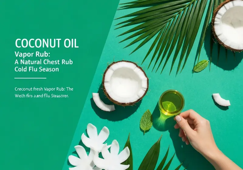 coconut oil vapor rub a natural chest rub for cold and flu