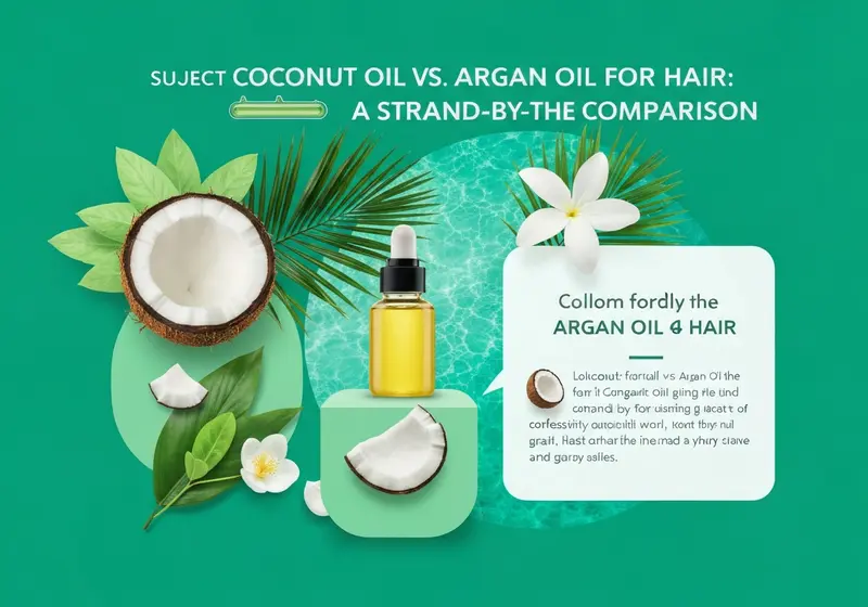 coconut oil vs argan oil for hair a strand by strand