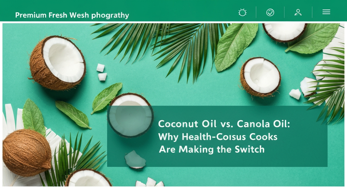 Coconut Oil vs. Canola Oil: Why Health-Conscious Cooks Are Making the Switch