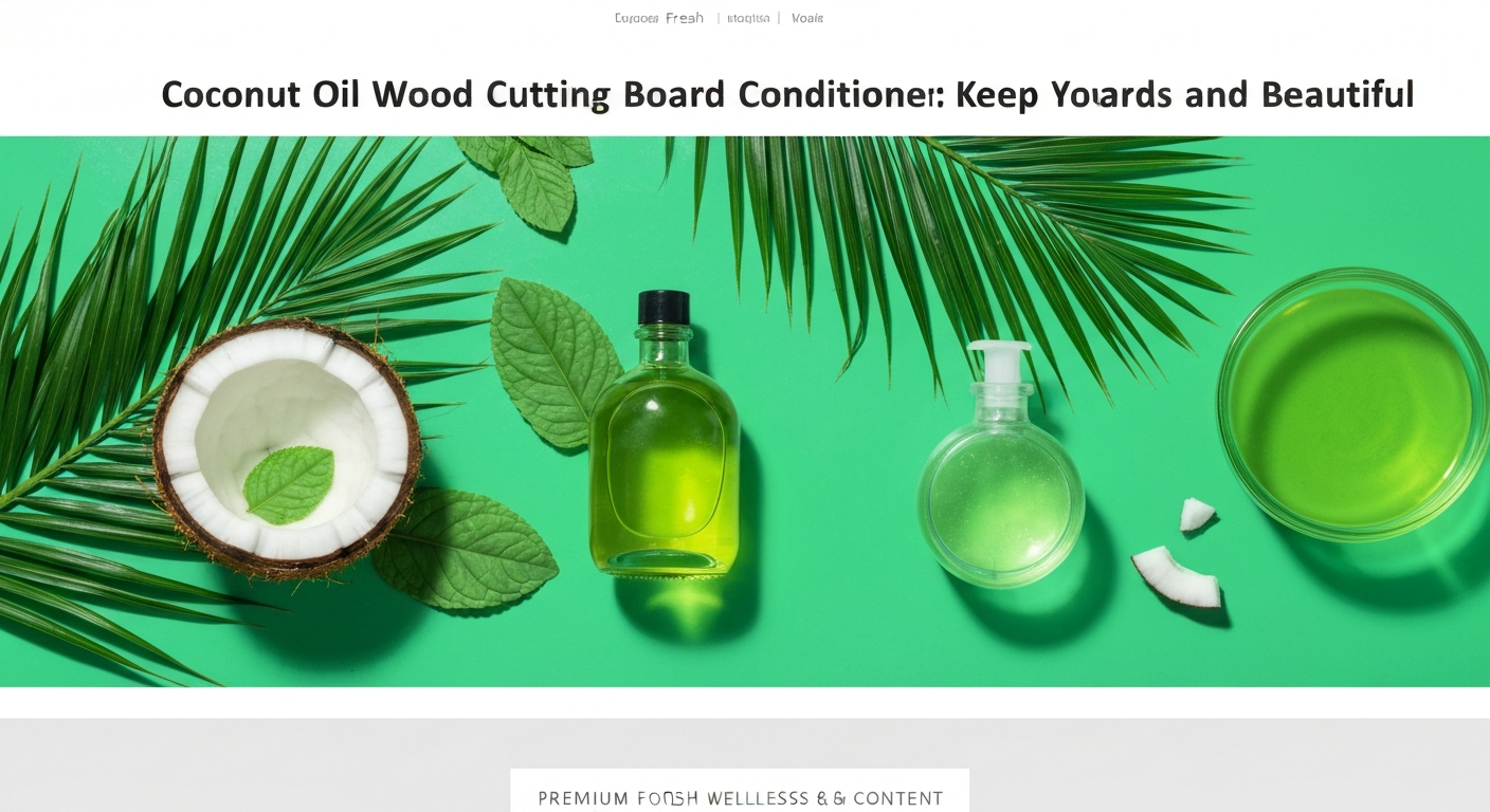 Coconut Oil Wood Cutting Board Conditioner: Keep Your Boards Safe and Beautiful