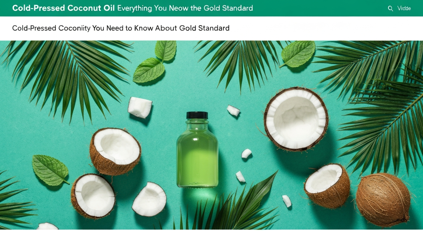 Cold-Pressed Coconut Oil: Everything You Need to Know About the Gold Standard