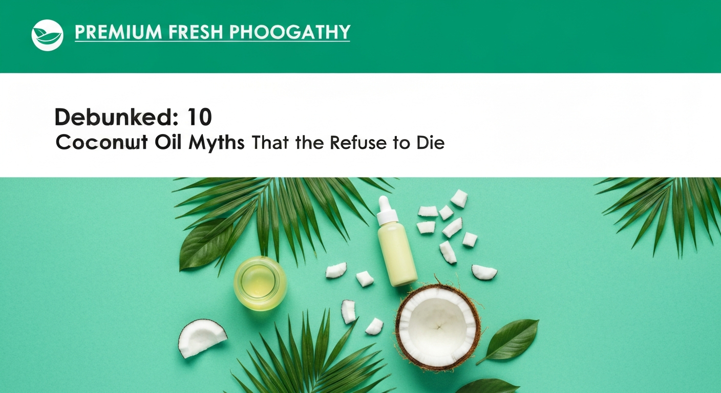 Debunked: 10 Coconut Oil Myths That Refuse to Die