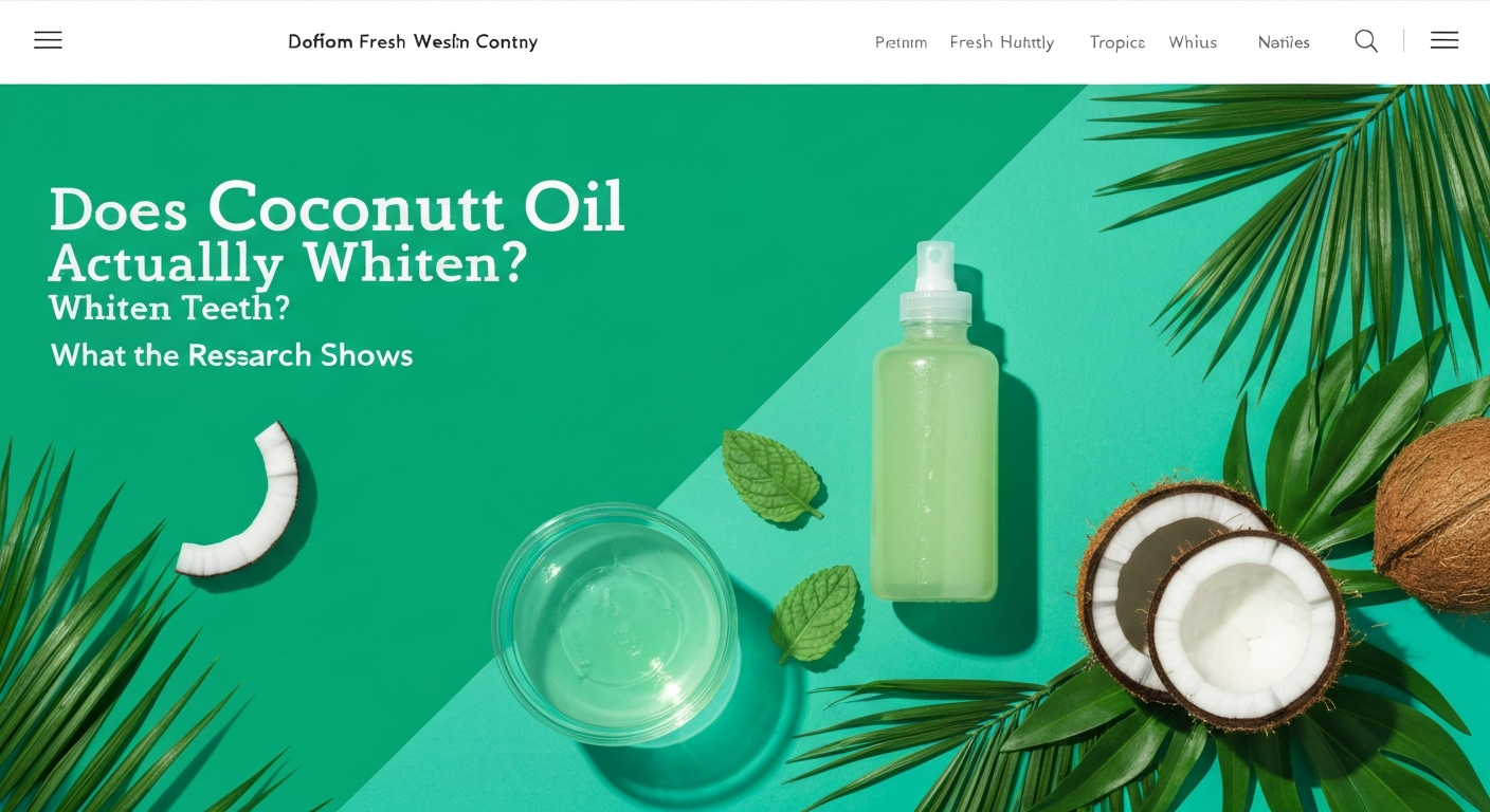 Does Coconut Oil Actually Whiten Teeth? What the Research Shows