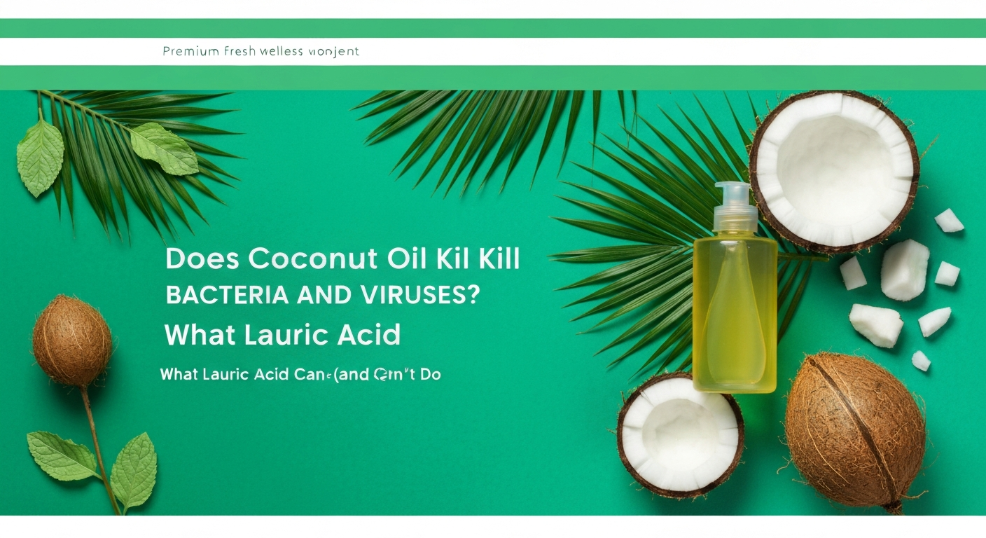 Does Coconut Oil Kill Bacteria and Viruses? What Lauric Acid Can (and Can't) Do