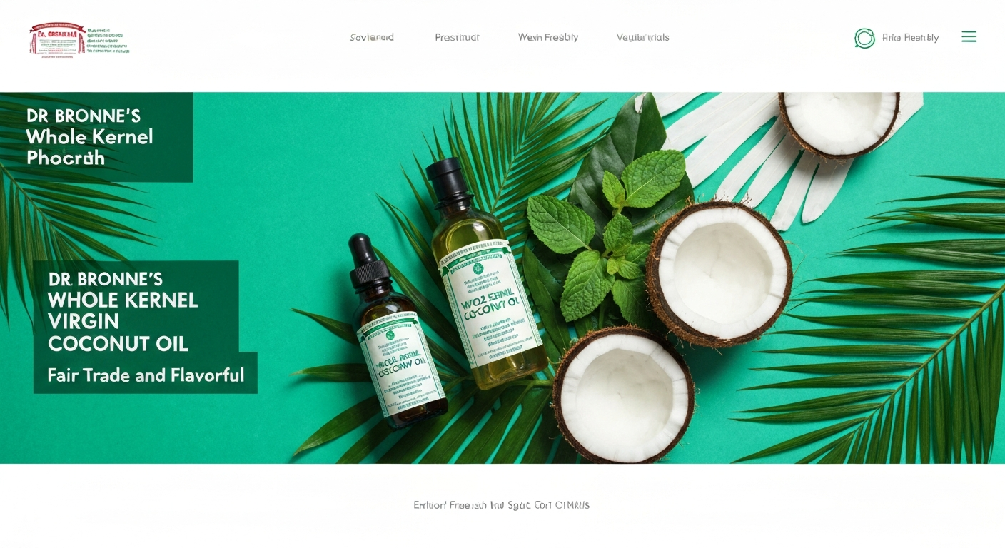 Dr. Bronner's Whole Kernel Virgin Coconut Oil Review: Fair Trade and Flavorful