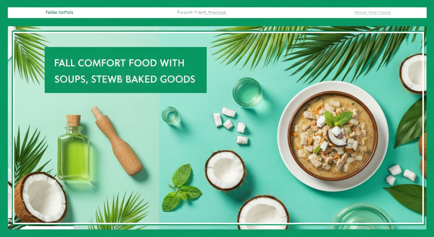 Fall Comfort Food with Coconut Oil: Soups, Stews, and Baked Goods