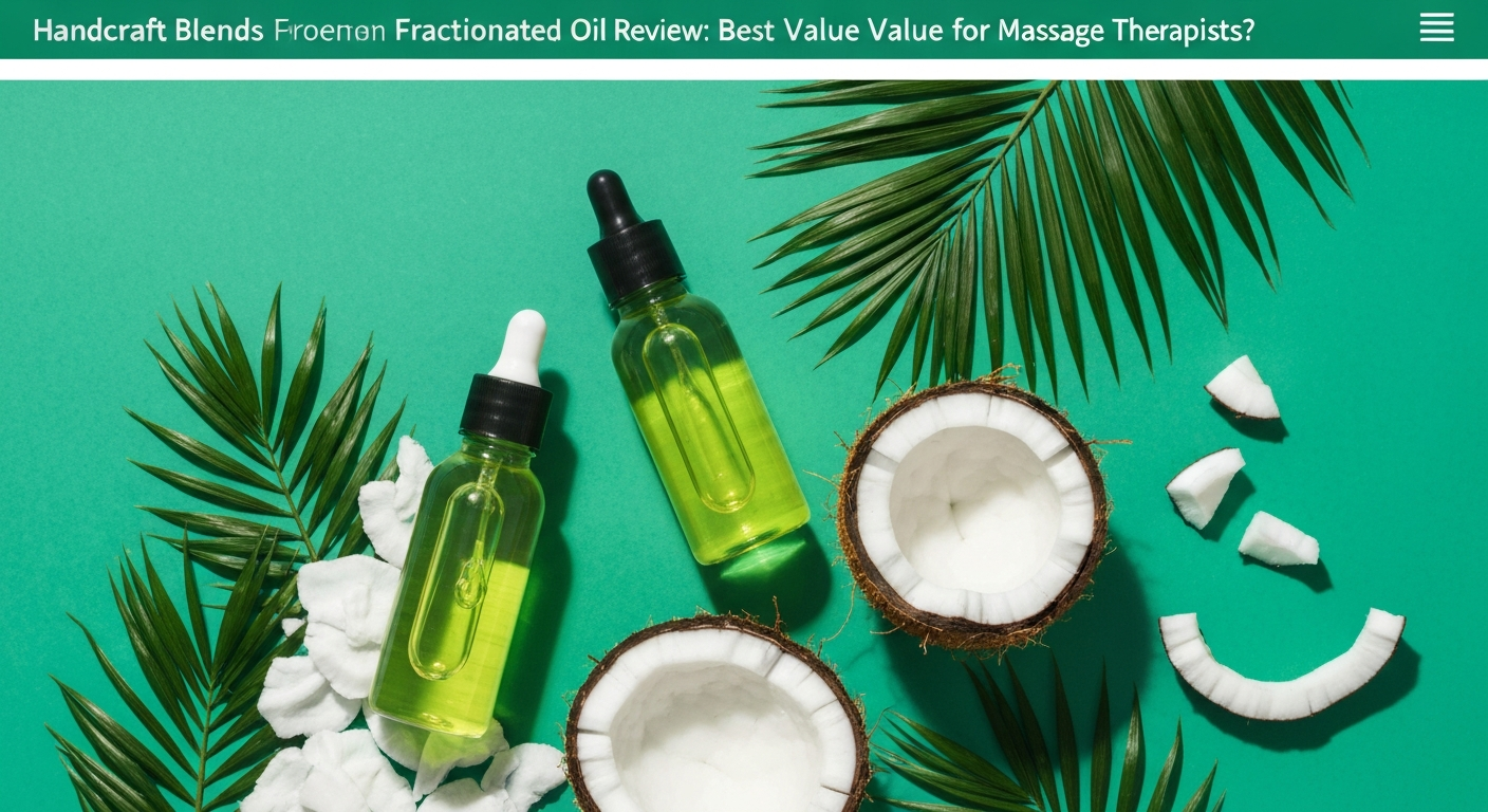 Handcraft Blends Fractionated Coconut Oil Review: Best Value for Massage Therapists?