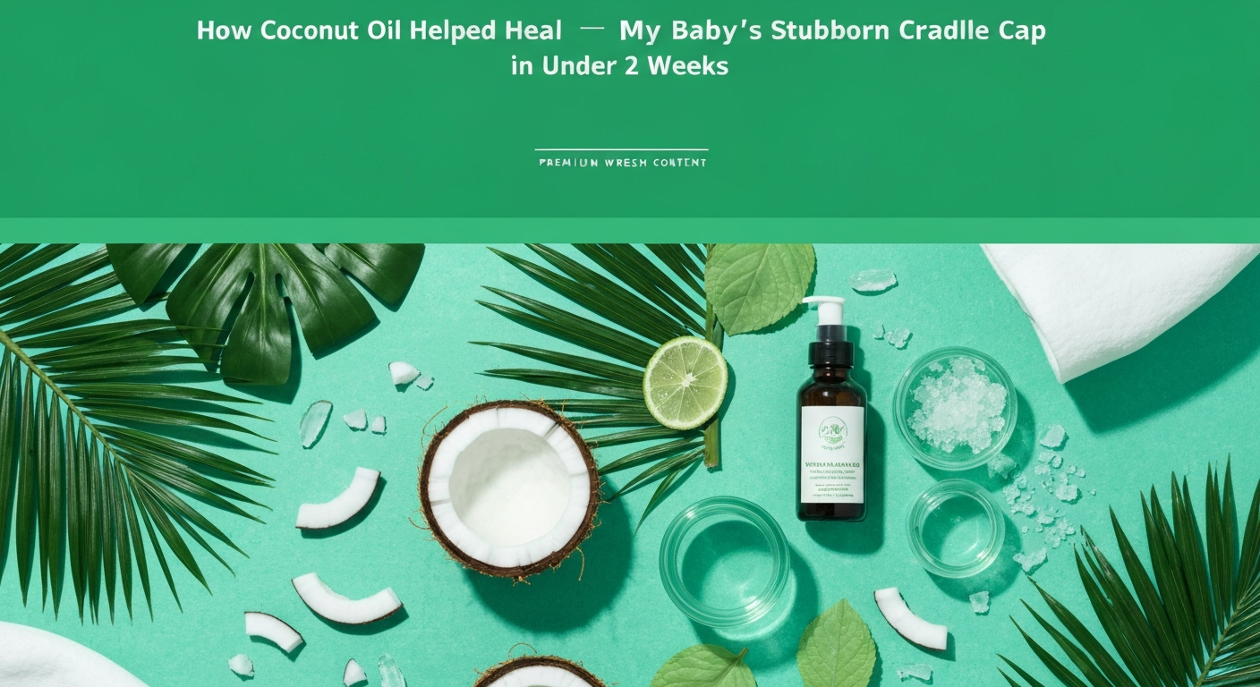 How Coconut Oil Helped Heal My Baby's Stubborn Cradle Cap in Under 2 Weeks
