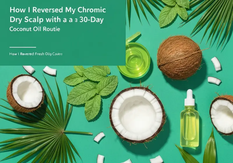 how i reversed my chronic dry scalp with a 30 day coconut