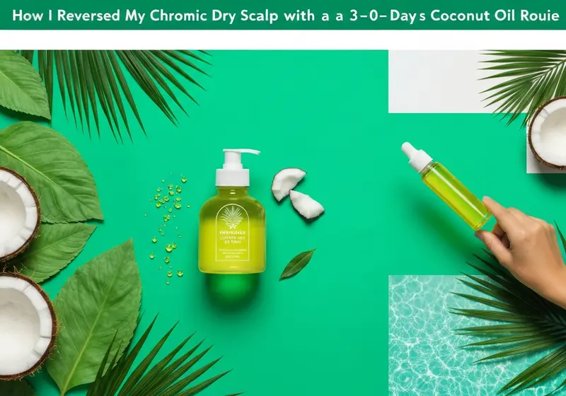 how i reversed my chronic dry scalp with a 30 day coconut