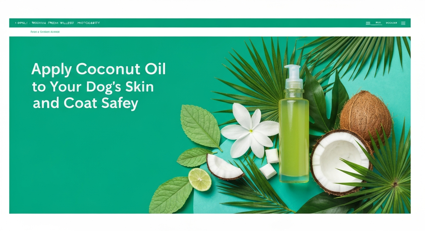 How to Apply Coconut Oil to Your Dog's Skin and Coat Safely