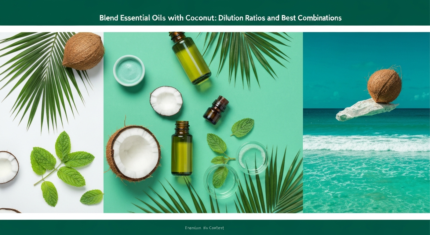 How to Blend Essential Oils with Coconut Oil: Dilution Ratios and Best Combinations