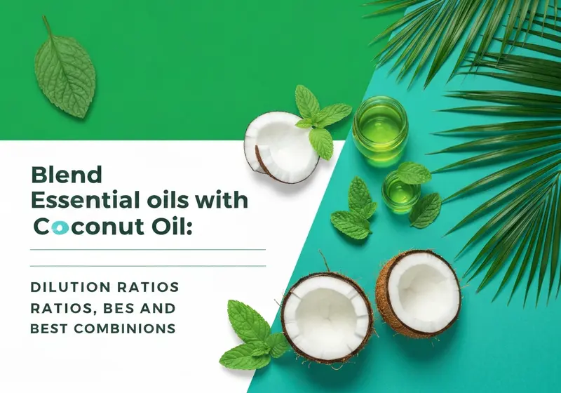 how to blend essential oils with coconut oil dilution