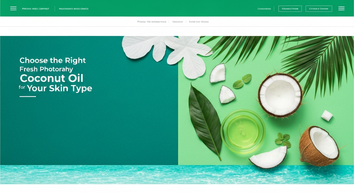 How to Choose the Right Coconut Oil for Your Skin Type