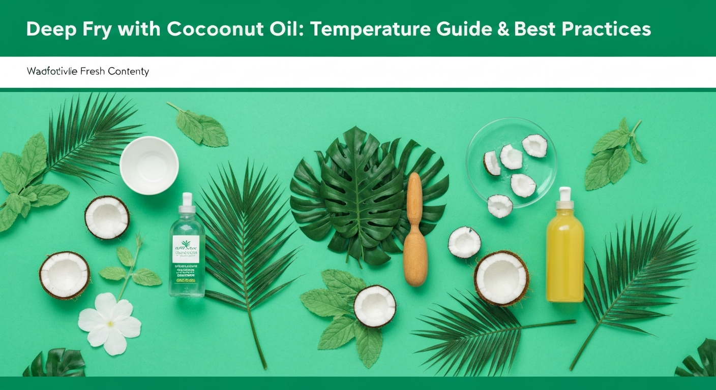 How to Deep Fry with Coconut Oil: Temperature Guide and Best Practices