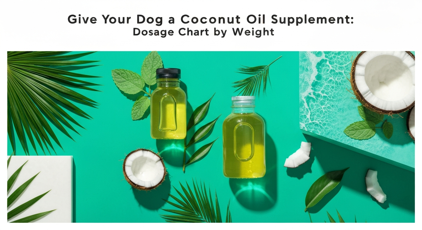 How to Give Your Dog a Coconut Oil Supplement: Dosage Chart by Weight