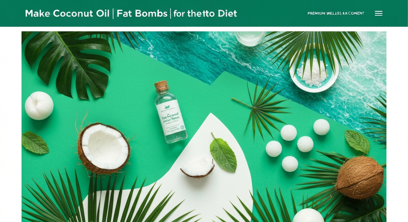 How to Make Coconut Oil Fat Bombs for the Keto Diet