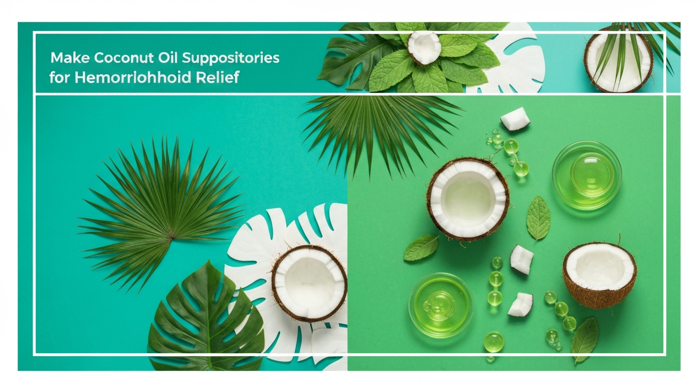 How to Make Coconut Oil Suppositories for Hemorrhoid Relief