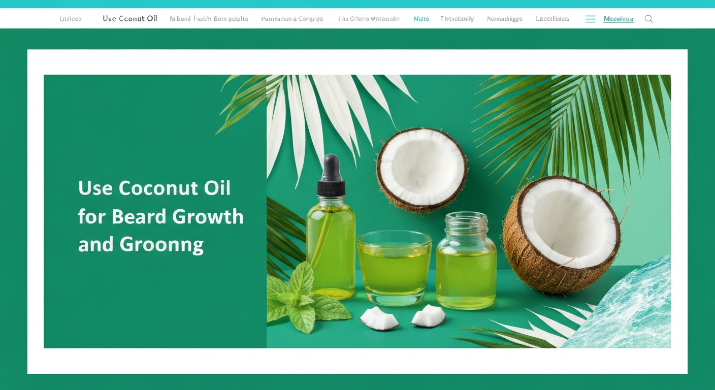 How to Use Coconut Oil for Beard Growth and Grooming