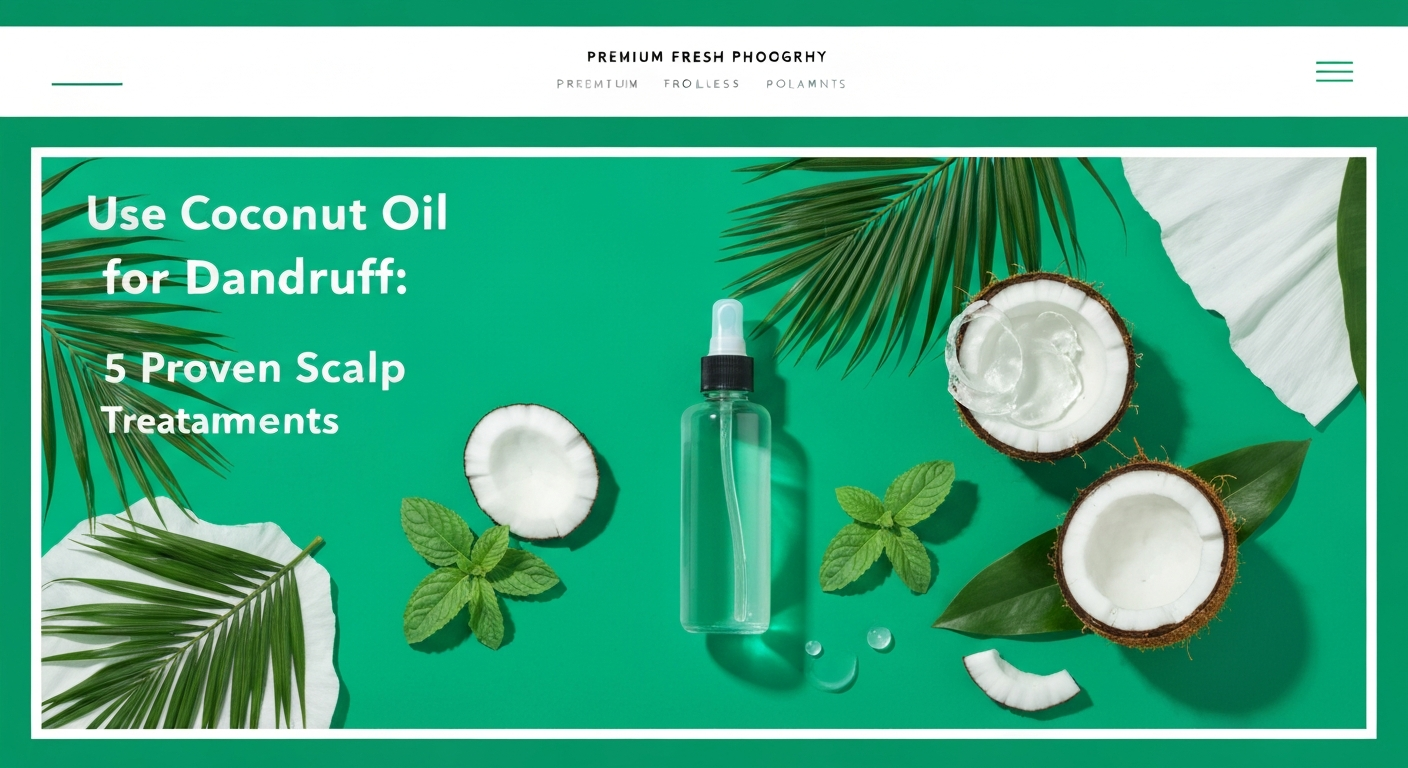 How to Use Coconut Oil for Dandruff: 5 Proven Scalp Treatments