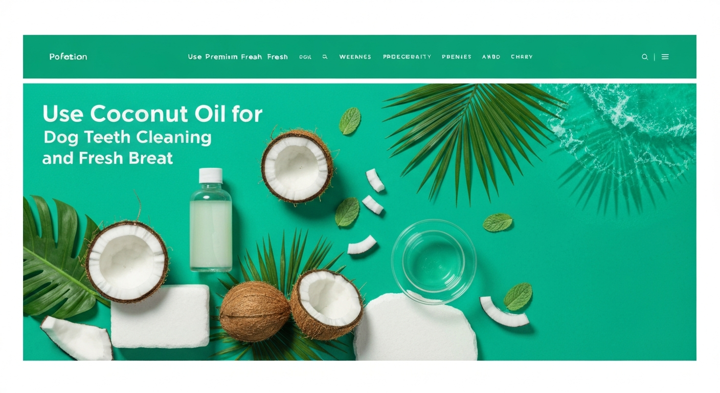 How to Use Coconut Oil for Dog Teeth Cleaning and Fresh Breath